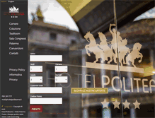 Tablet Screenshot of hotelpoliteama.com